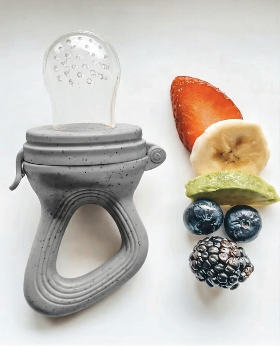Chupón alimentador para bebé | Frutas, Leche materna congelada