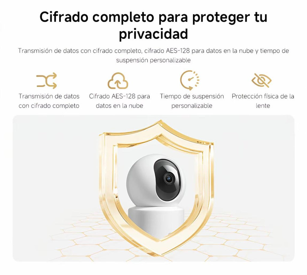 Cámara Xiaomi C201 | Full HD 360°  | Vigila lo que Más Quieres desde Donde Estés