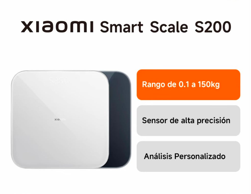 Báscula Inteligente Xiaomi Mi Body Composition Scale S200 | Bluetooth
