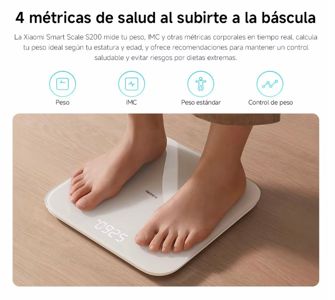 Báscula Inteligente Xiaomi Mi Body Composition Scale S200 | Bluetooth