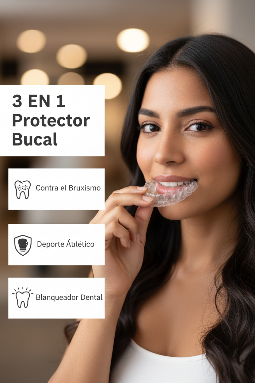 Protector Bucal Moldeable para Bruxismo | Pack 10 Guardas + Estuche