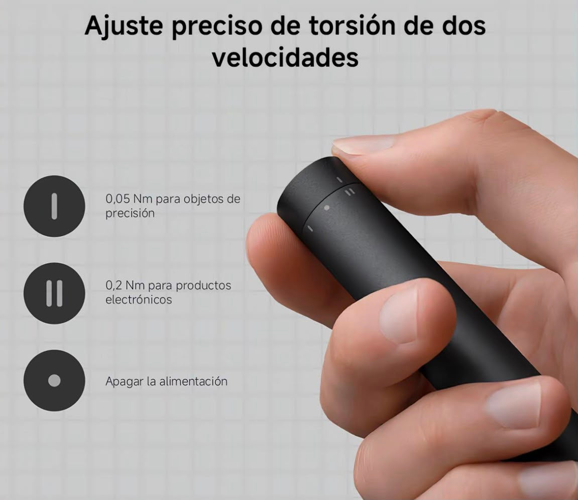 Destornillador Eléctrico de Precisión Xiaomi | Set 24 Puntas