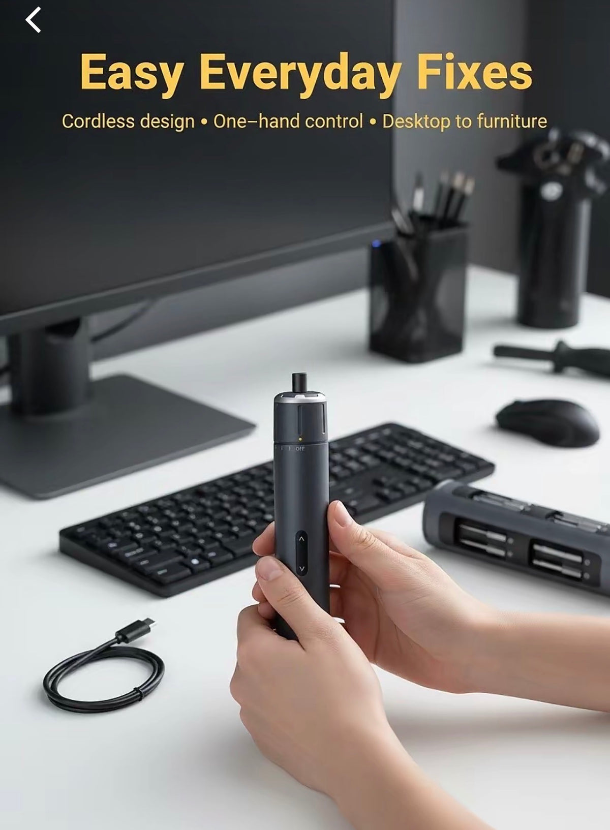 ⚡ Destornillador Eléctrico Inalámbrico Fanttik NEX S1 Pro — Potencia en la palma de tu mano