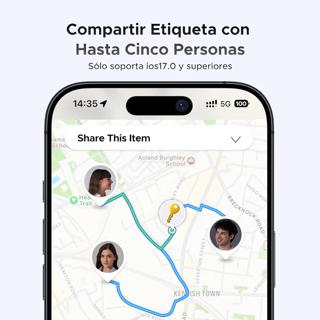 UGREEN FineTrack Localizador Inteligente4Pack Compatible solo con Apple Find My