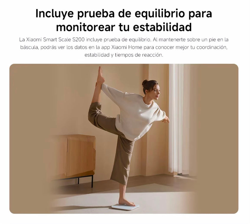 Báscula Inteligente Xiaomi Mi Body Composition Scale S200 | Bluetooth