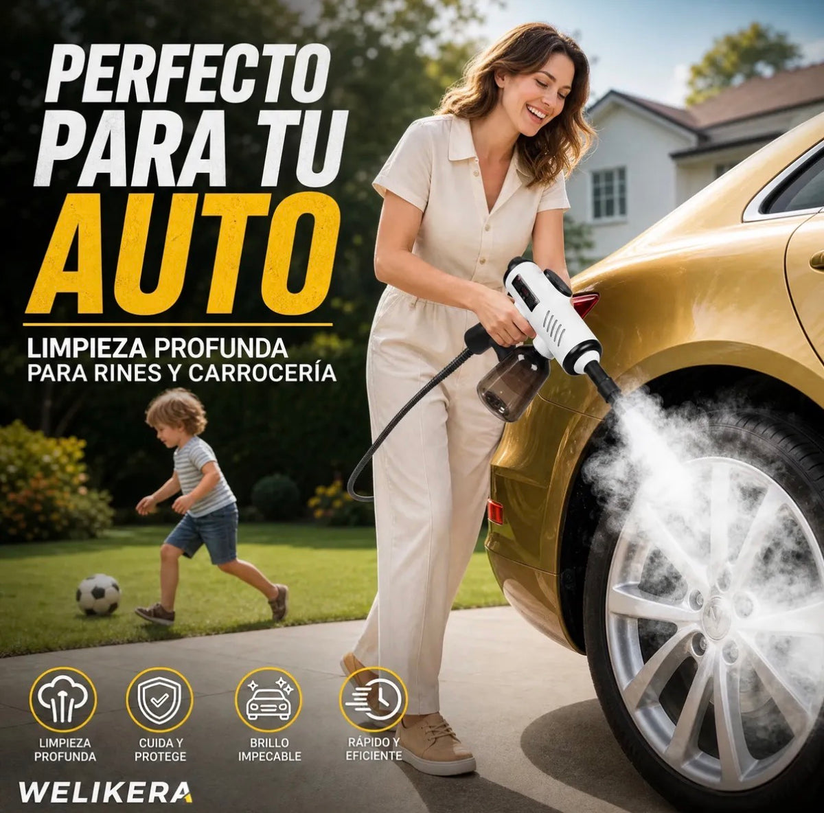 Vaporizador Portátil 1500W | Alta Presión y Calentamiento en 15 seg.