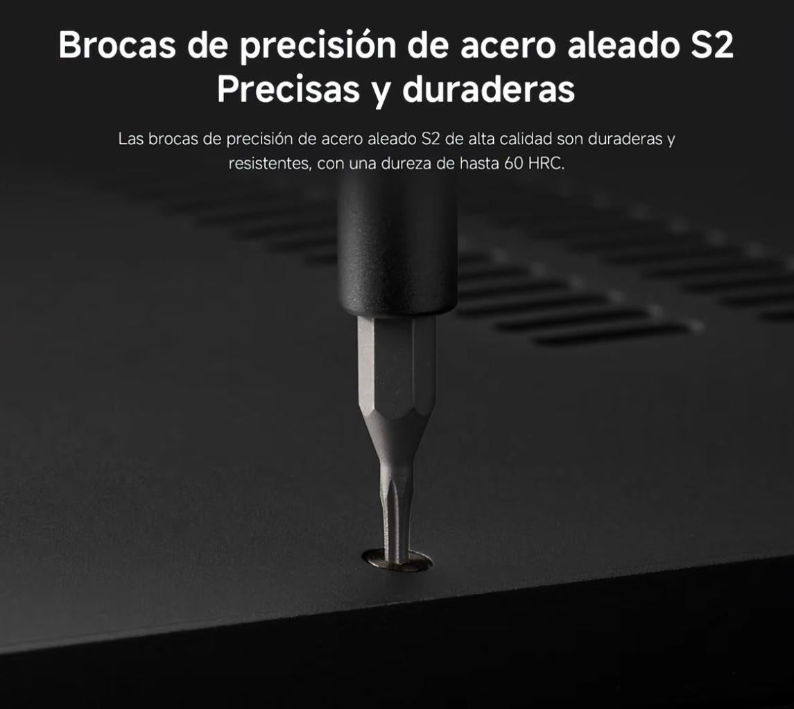 Mi Precision Screwdriver Kit | 24 Puntas para Todo lo que Necesitas