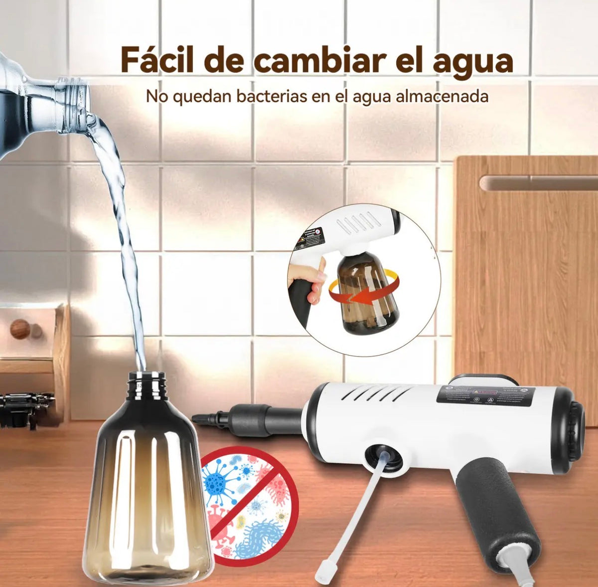Vaporizador Portátil 1500W | Alta Presión y Calentamiento en 15 seg.