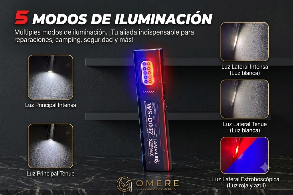 Linterna LED Magnética | Ponla en tu Auto Hoy. Te Agradecerás Después.