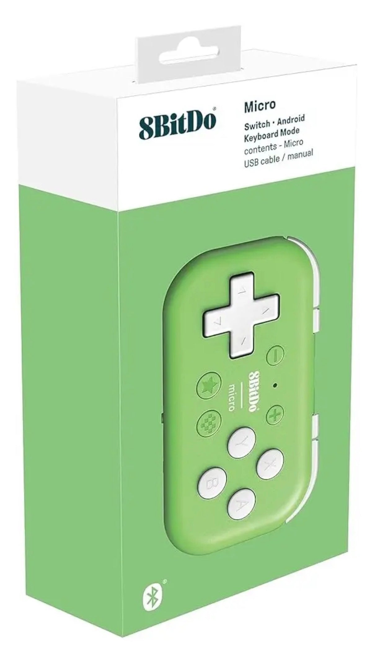 Control Bluetooth 8BitDo Micro Inalámbrico Verde