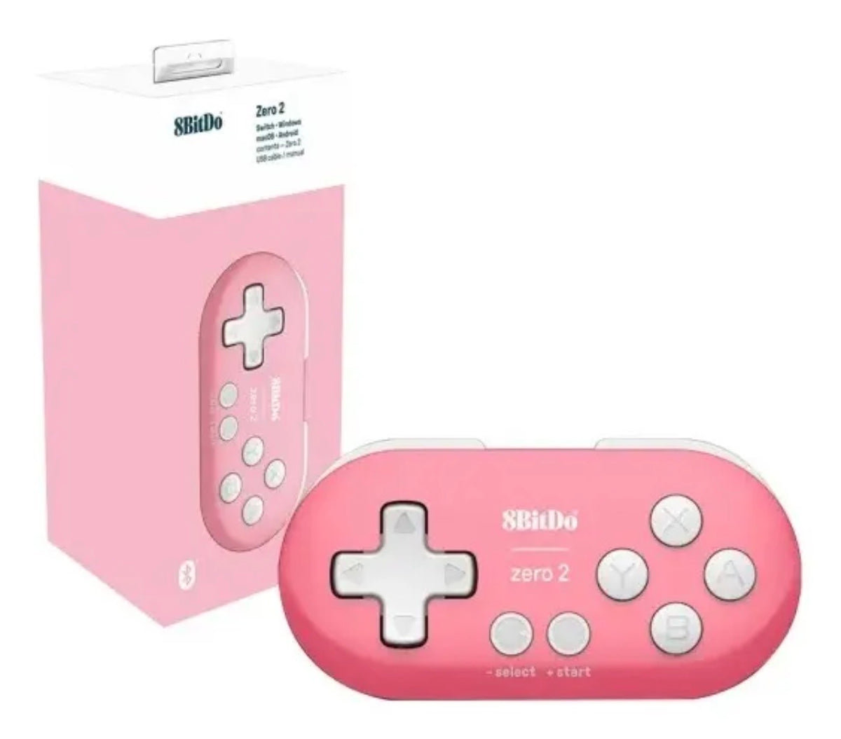 Gamepad 8bitdo Zero 2 Bluetooth Nintendo Switch Pc Color Rosa