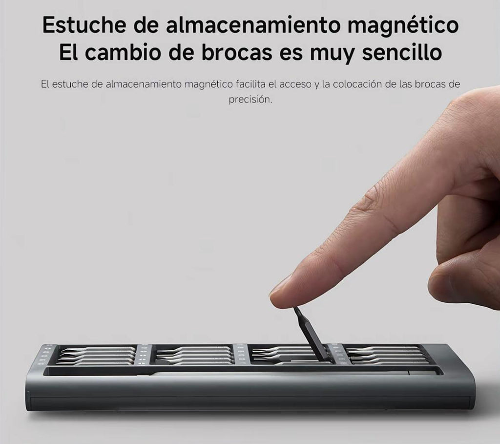Mi Precision Screwdriver Kit | 24 Puntas para Todo lo que Necesitas