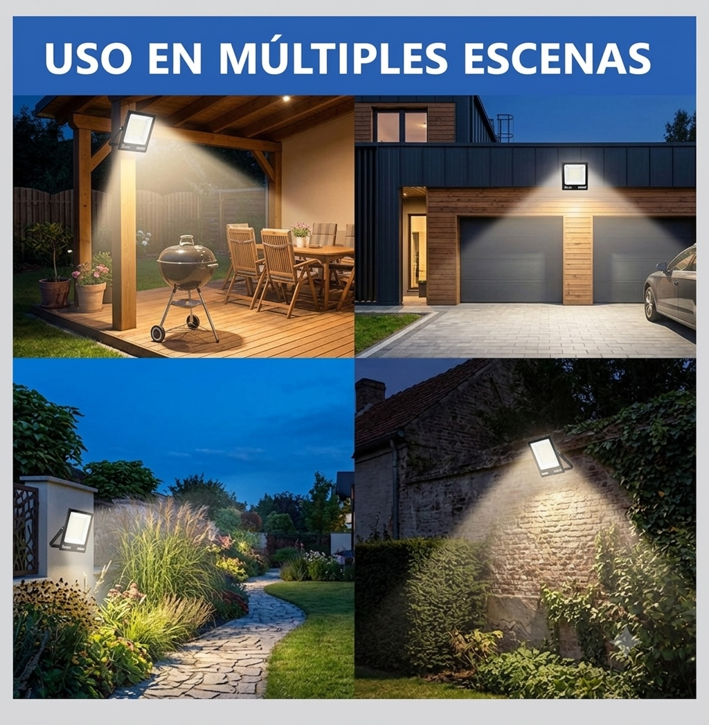Reflector LED 30W IP65 | Seguridad para tu Hogar | Sin Puntos Ciegos