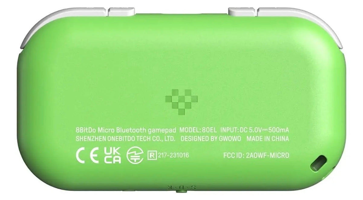 Control Bluetooth 8BitDo Micro Inalámbrico Verde