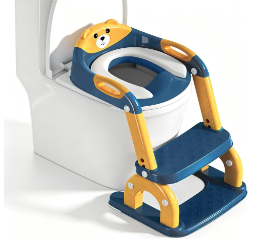 Asiento de Entrenamiento para Baño con Escalera Antideslizante