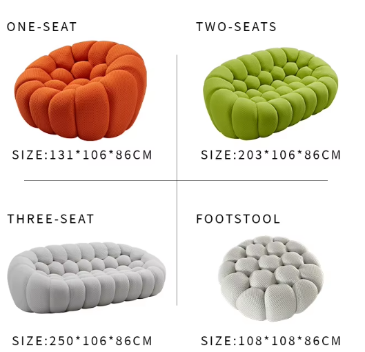 Sofá Diseño Burbuja Modular | varios colores