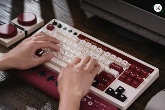 Teclado mecánico Retro 8Bitdo Bluetooth 2,4G USB-C  | mapeo de botones duales para gaming