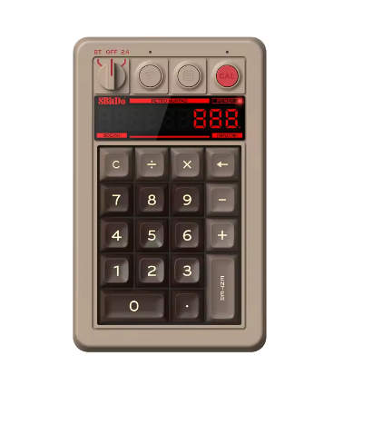 Teclado Mecánico Retro 8BitDo Bluetooth | 18 Teclas | Windows, IOS, Android