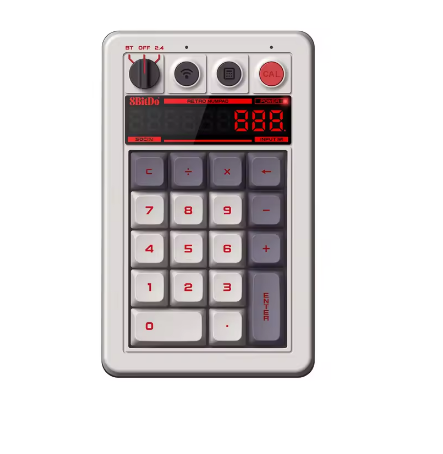 Teclado Mecánico Retro 8BitDo Bluetooth | 18 Teclas | Windows, IOS, Android