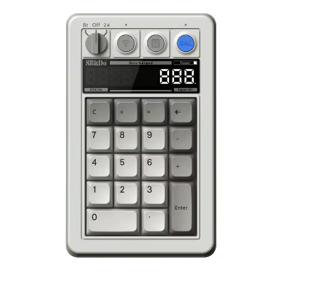 Teclado Mecánico Retro 8BitDo Bluetooth | 18 Teclas | Windows, IOS, Android