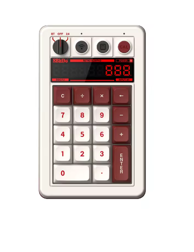 Teclado Mecánico Retro 8BitDo Bluetooth | 18 Teclas | Windows, IOS, Android