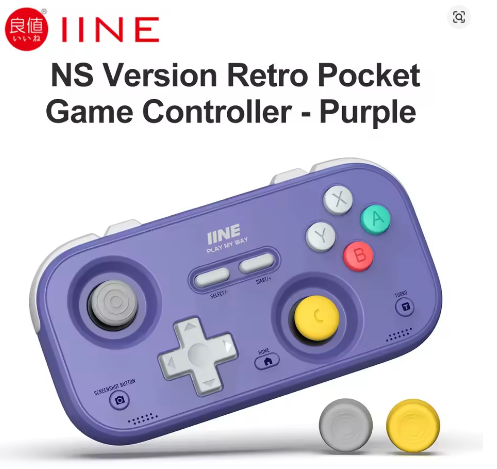 Control Retro IINE con Joystick Hall Effect | Switch, Steam Deck y Móvil