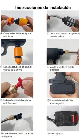 Hidrolavadora Inalámbrica 48VF — Limpieza Potente Sin Cables
