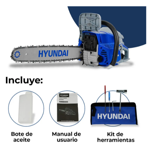 Motosierra Hyundai Turbo455 18" Ranch | Gasolina 45cc