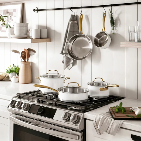 Batería de Cocina 8 Piezas Cuisinart | Acero Inoxidable Premium – Apta para Inducción