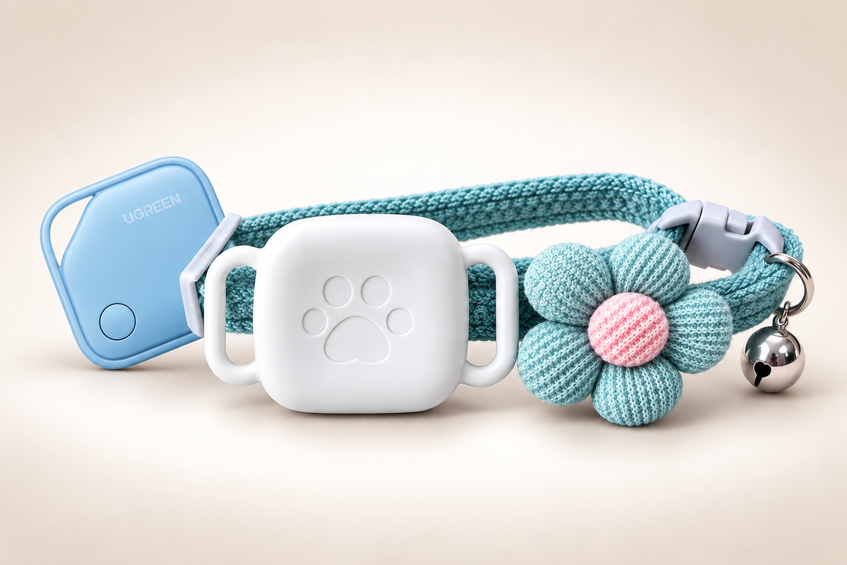 Kit Collar Artesanal + Funda + Localizador | Gato, Perro raza pequeña