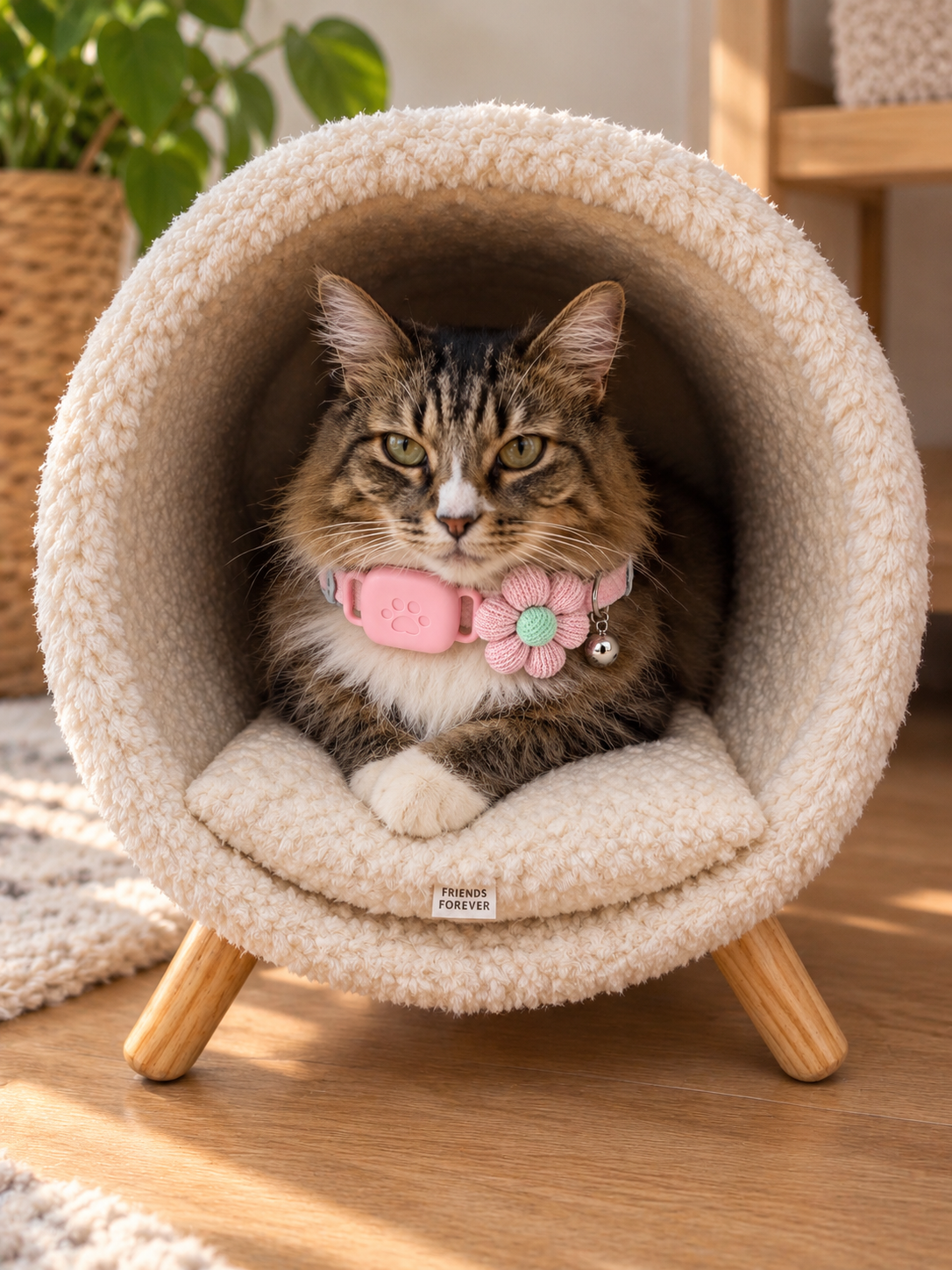 Kit Collar Artesanal + Funda + Localizador | Gato, Perro raza pequeña