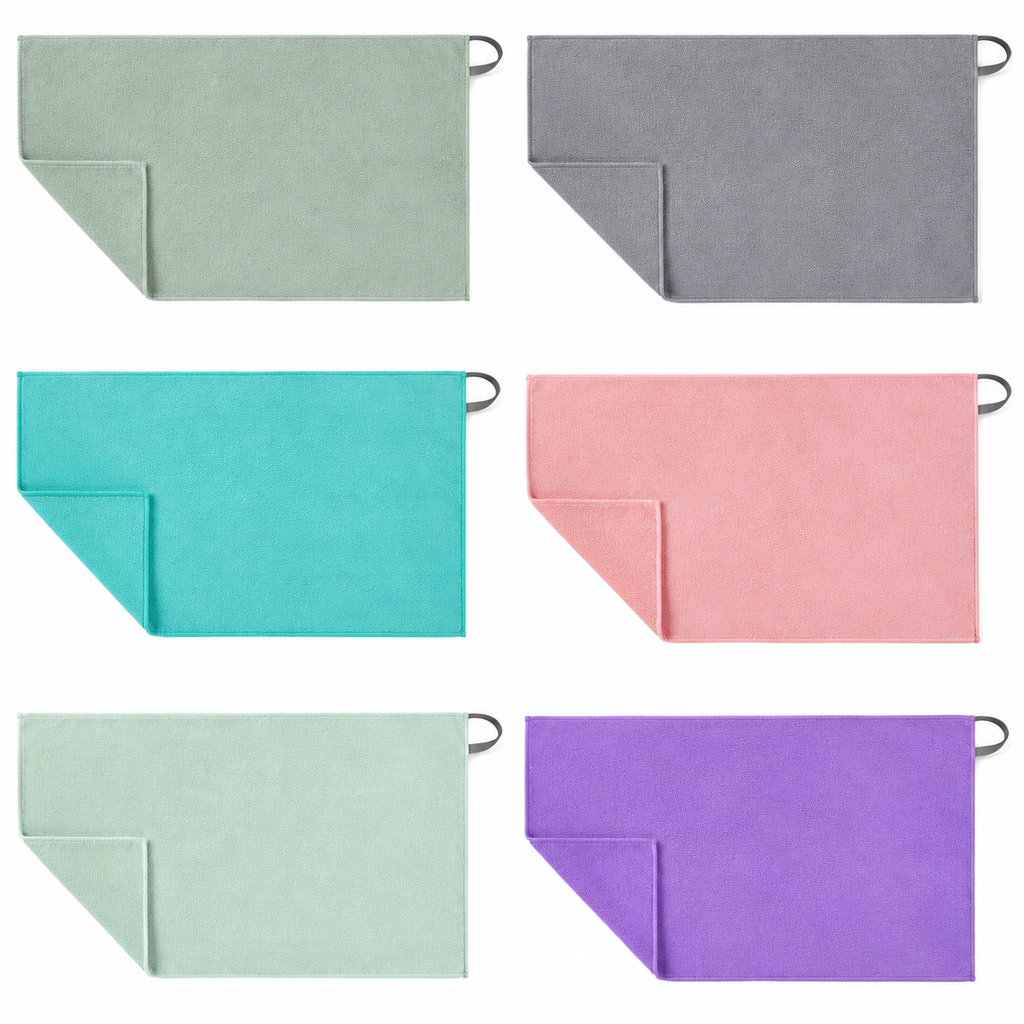 2 pack Toalla de Microfibra para Natación, Gym, Playa 50cm x 100cm Varios colores