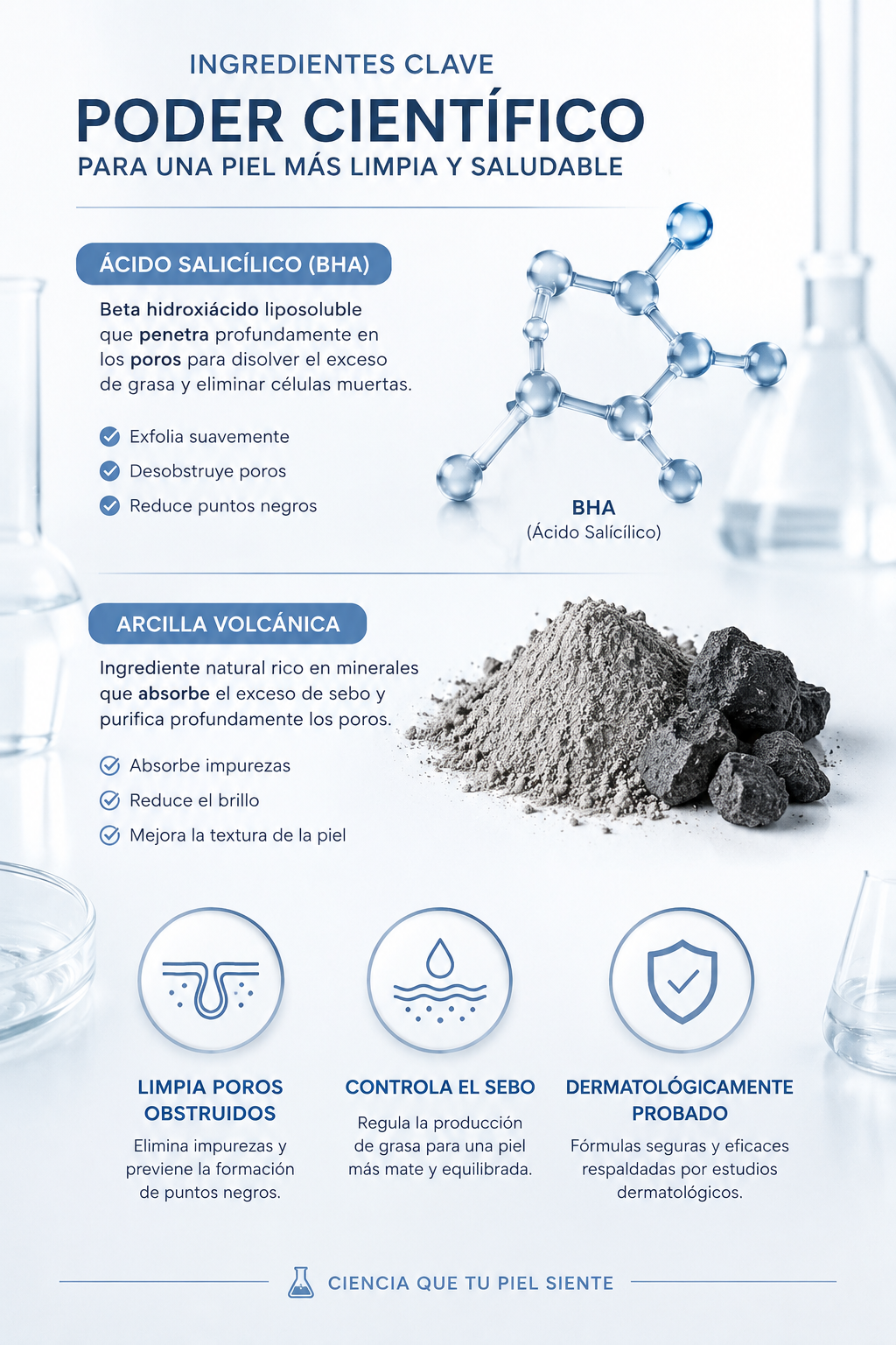 Kit Poros Limpios Puntos Negros | Rutina Exfoliante 4 Piezas | Omere