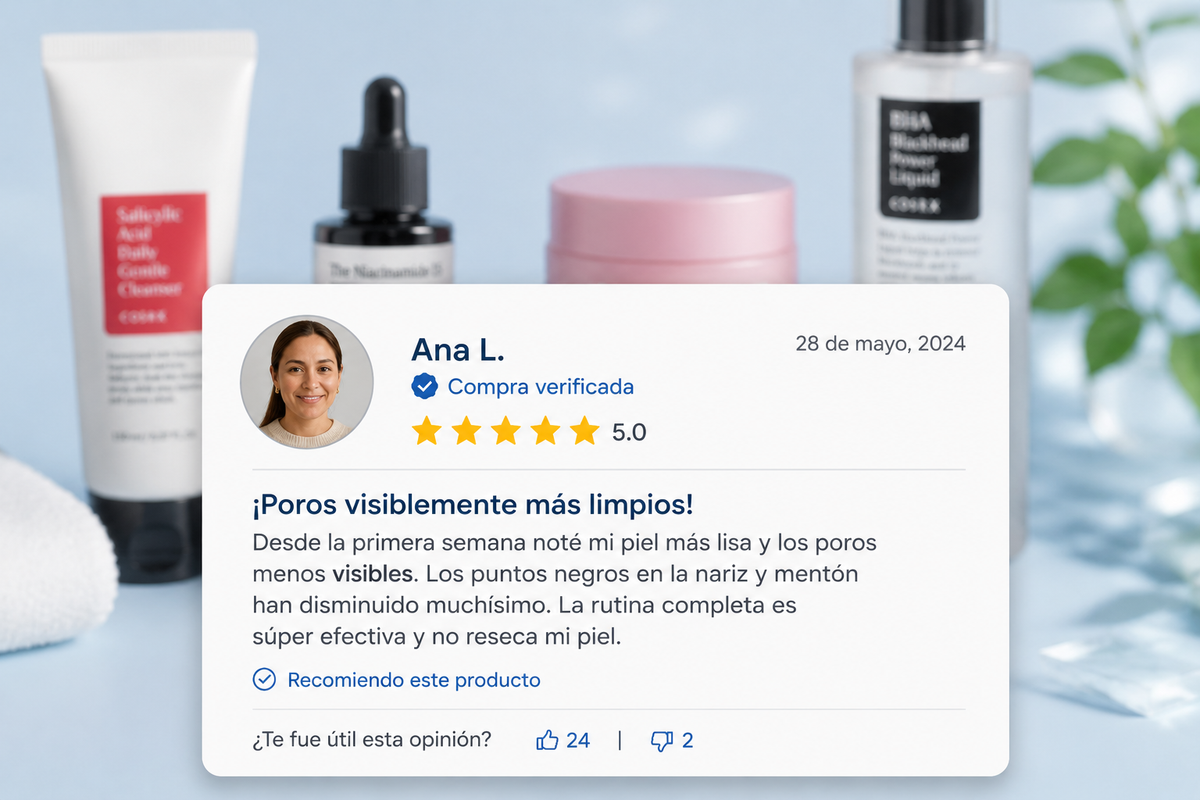 Kit Poros Limpios Puntos Negros | Rutina Exfoliante 4 Piezas | Omere
