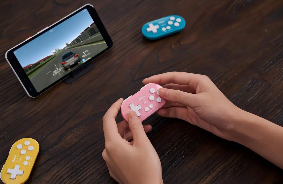 Gamepad 8bitdo Zero 2 Bluetooth Nintendo Switch Pc Color Rosa