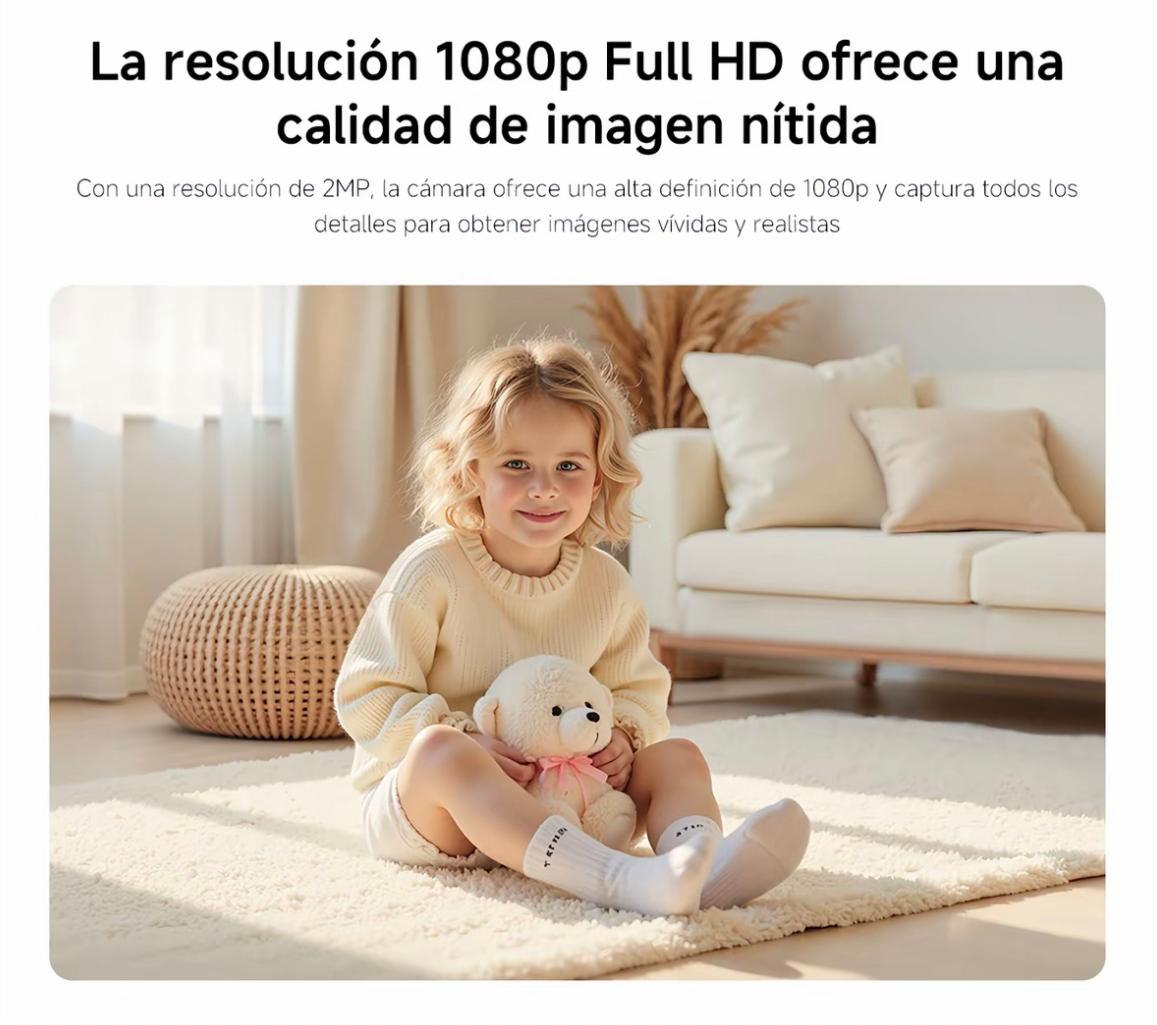 Cámara Xiaomi C201 | Full HD 360°  | Vigila lo que Más Quieres desde Donde Estés