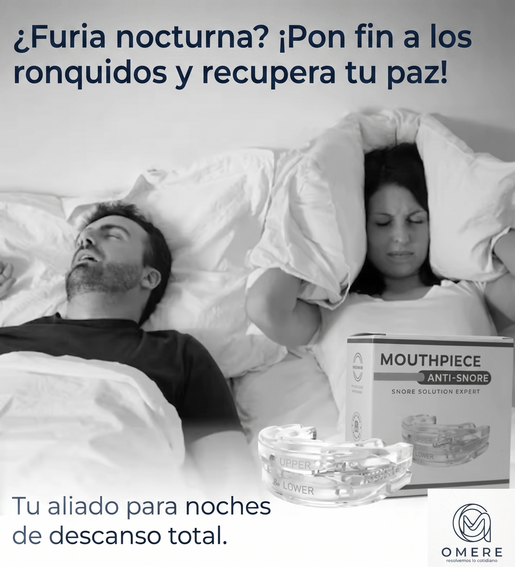 Guarda Bucal con Ajuste para Bruxismo y Ronquidos