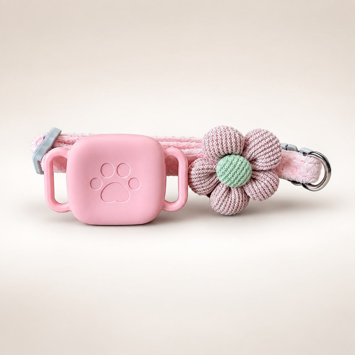 Kit Collar Artesanal + Funda + Localizador | Gato, Perro raza pequeña