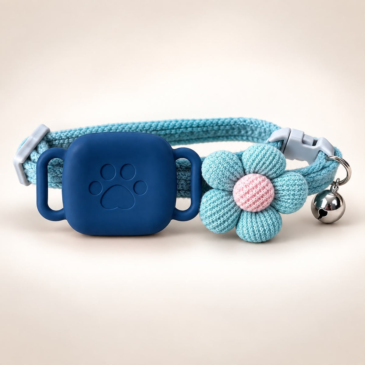 Kit Collar Artesanal + Funda + Localizador | Gato, Perro raza pequeña