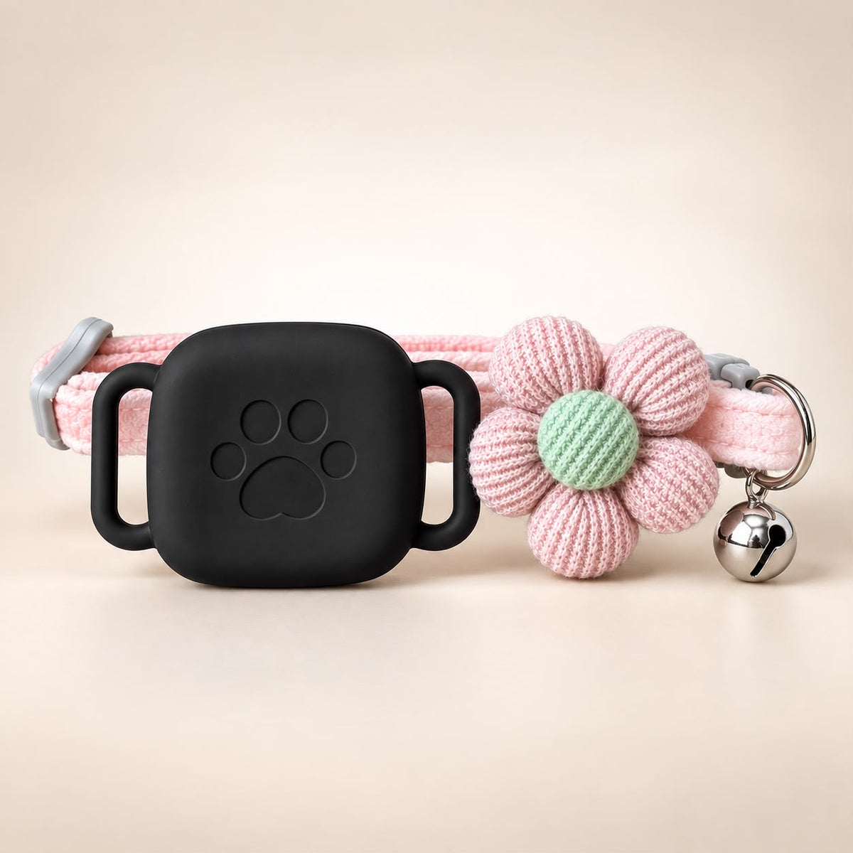 Kit Collar Artesanal + Funda + Localizador | Gato, Perro raza pequeña
