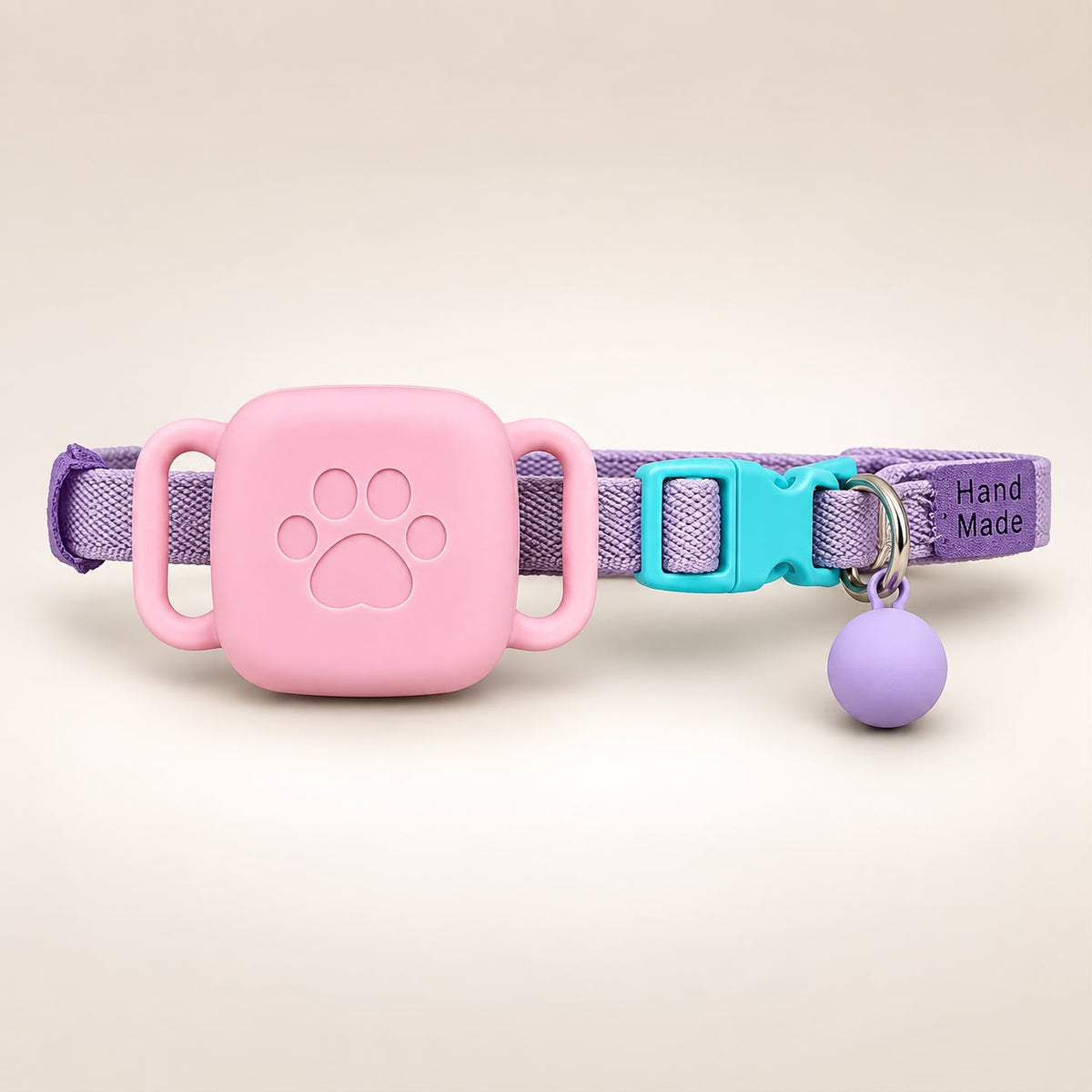 Kit Collar Artesanal + Funda + Localizador | Gato, Perro raza pequeña