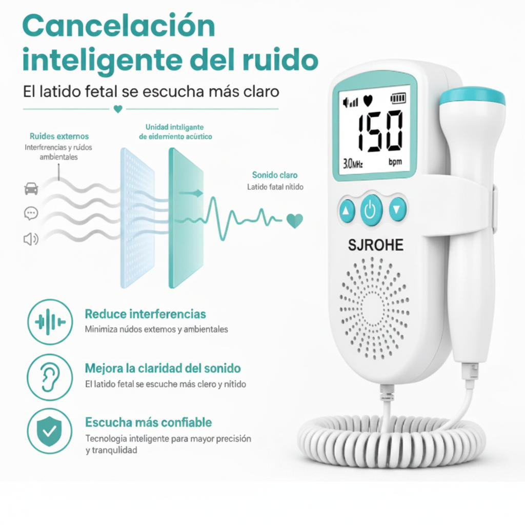 Doppler Fetal - Cancelación Inteligente de Ruido