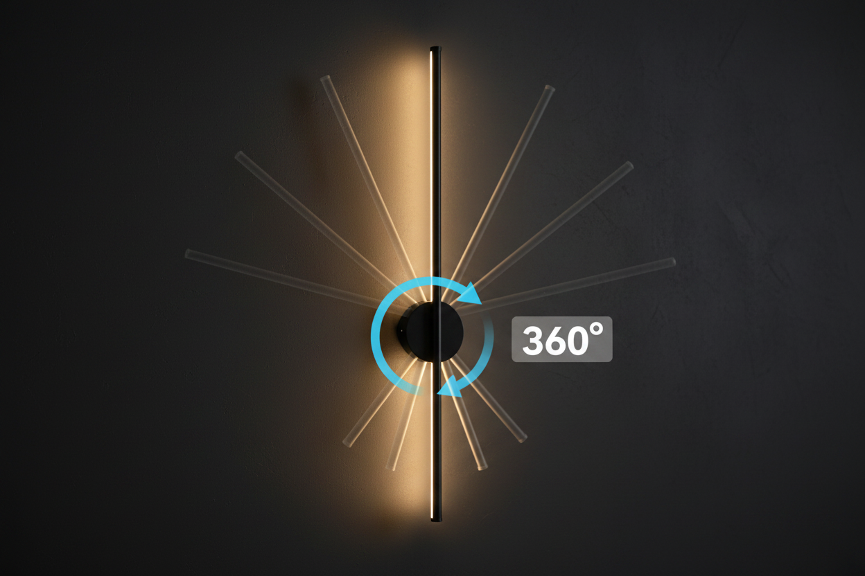 Lámpara rotación 360°