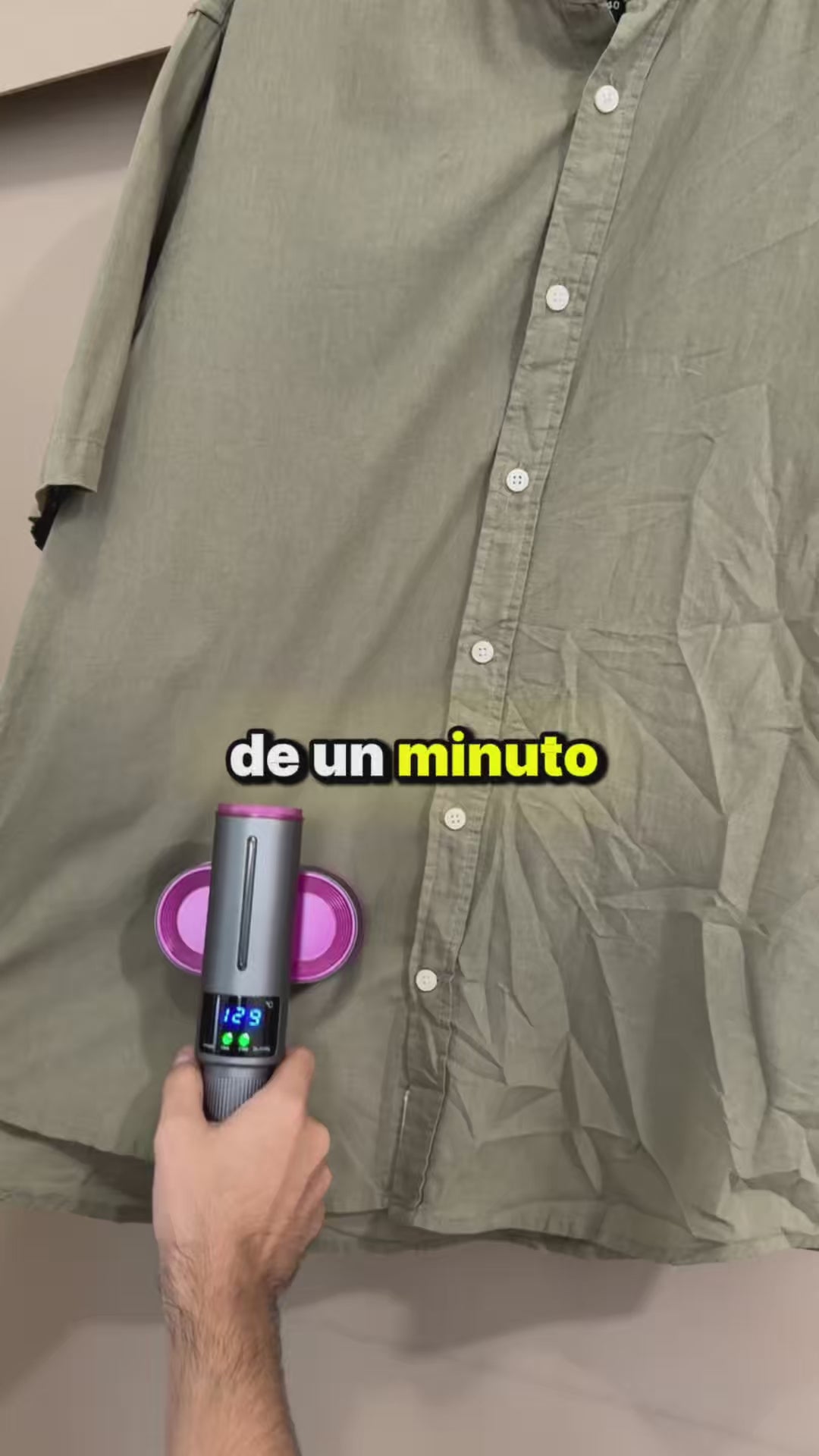 Plancha de Vapor Portátil 1200W | Cabezal giratorio 90° |  3 modos de vapor