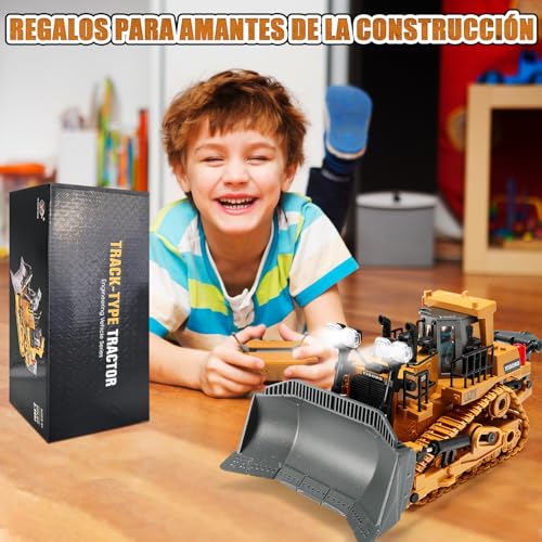 Vehículos RC 1:20 Aleación — Excavadora, Bulldozer y Volteo | Individual, Dúo o Set