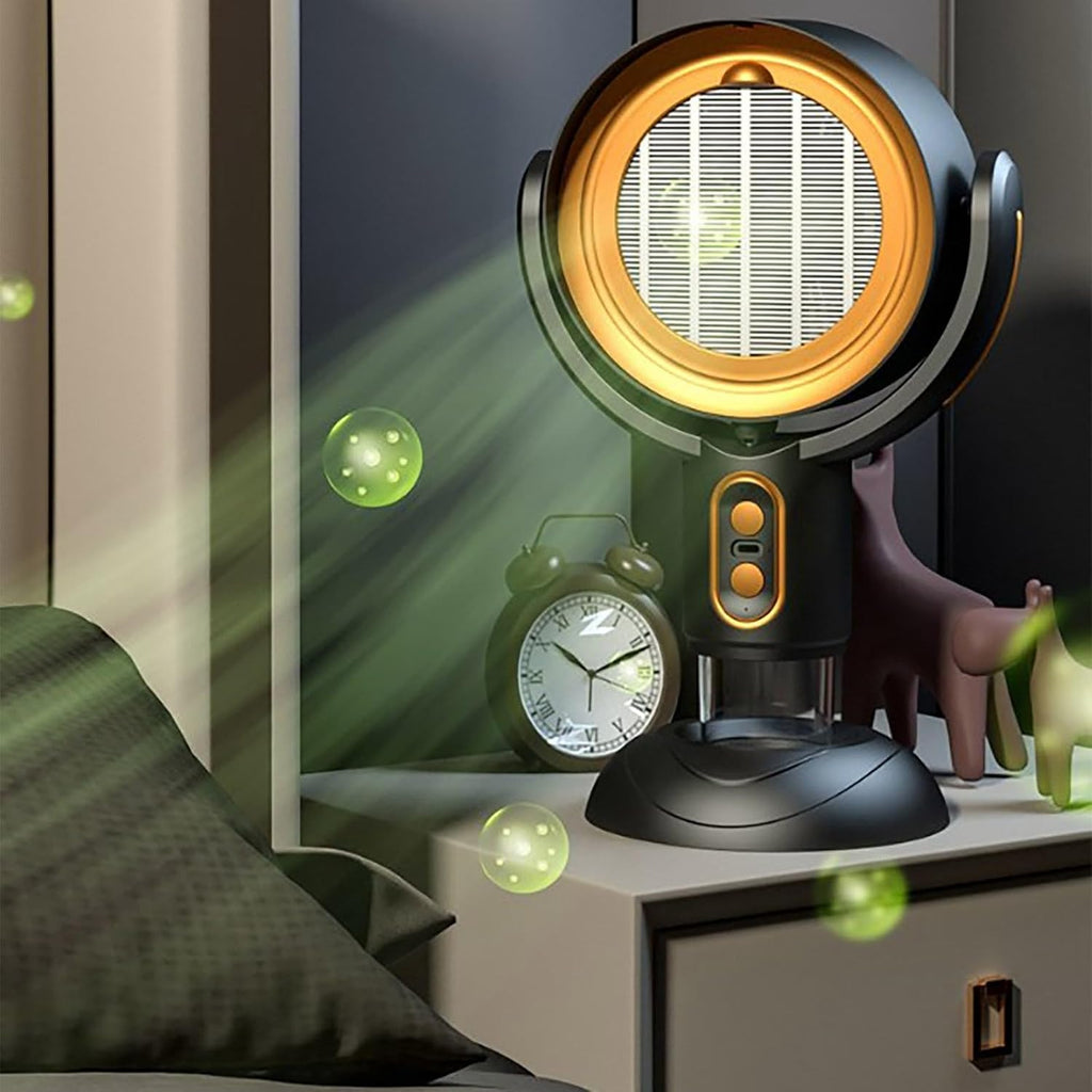 Purificador de Aire Portátil con Extractor — Ángulo Ajustable 15°, Sensor de Olores y Bajo Ruido