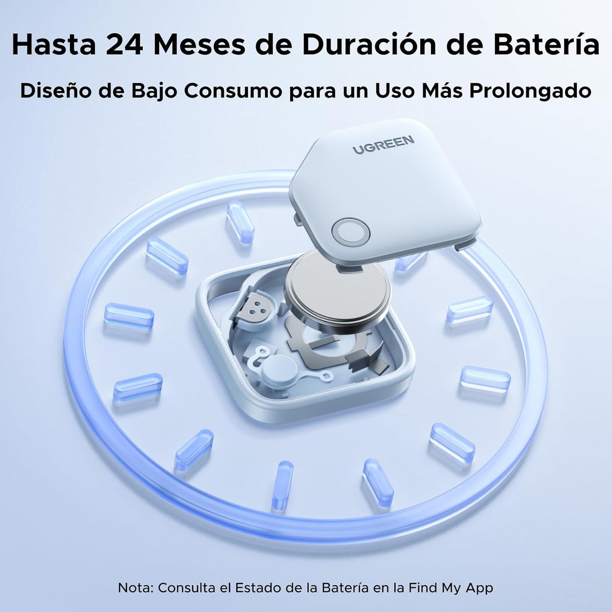 UGREEN FineTrack Localizador Inteligente 1Pack Compatible con Apple Find My