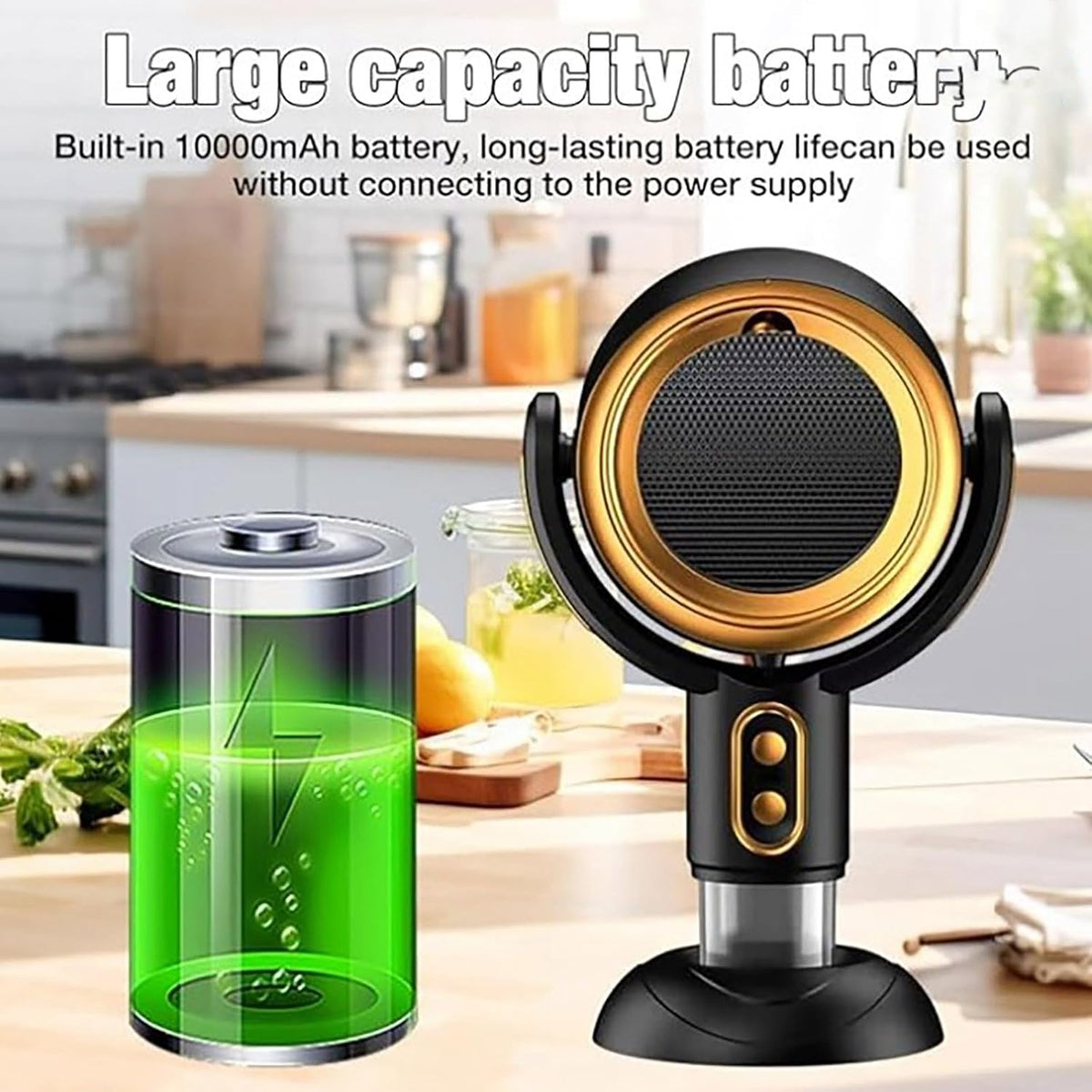 Purificador de Aire Portátil con Extractor — Ángulo Ajustable 15°, Sensor de Olores y Bajo Ruido