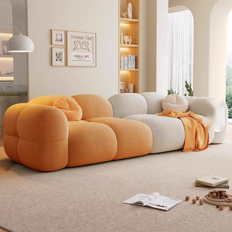 Sillón Nube 1.6 m — Tela Suave | Envío Comprimido al Vacío