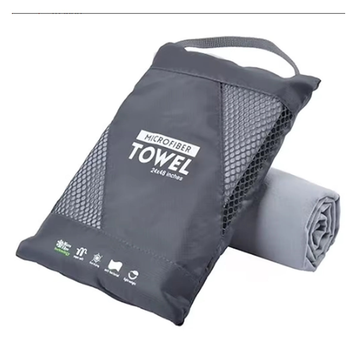 2 pack Toalla de Microfibra para Natación, Gym, Playa 50cm x 100cm Varios colores